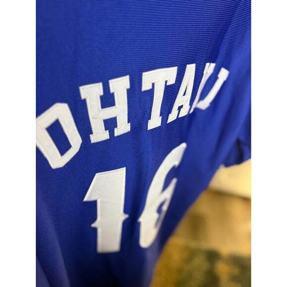 NEW - XL Ohtani Japan Blue Baseball Jersey & White Graphic TShirt - Picture 4 of 7